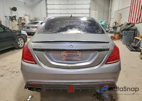 2015 Mercedes-Benz S 63 Amg z USA, uszkodzony, nr VIN WDDUG7JBXFA129023